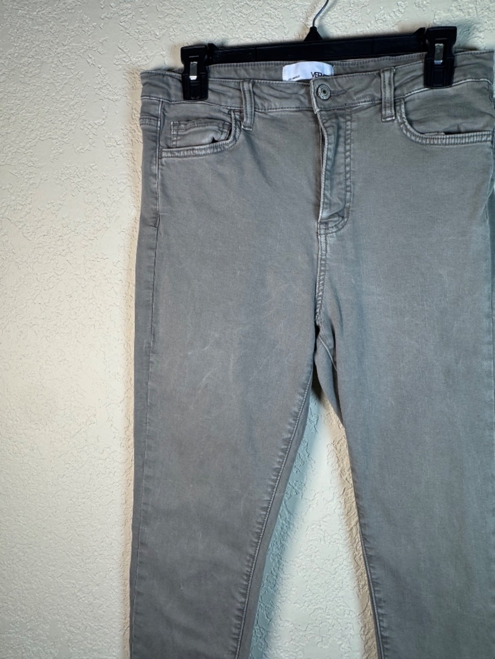 Vervet Gray Mid Rise Skinny Jeans Size 30 Stretch Denim Pants - Picture 3 of 15